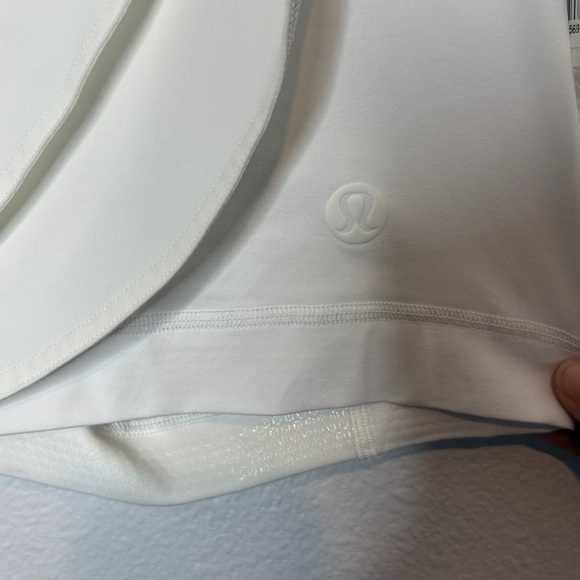NWT Lululemon Asymmetrical Layered High-Rise Tennis Skirt White 10 - Picture 4 of 6
